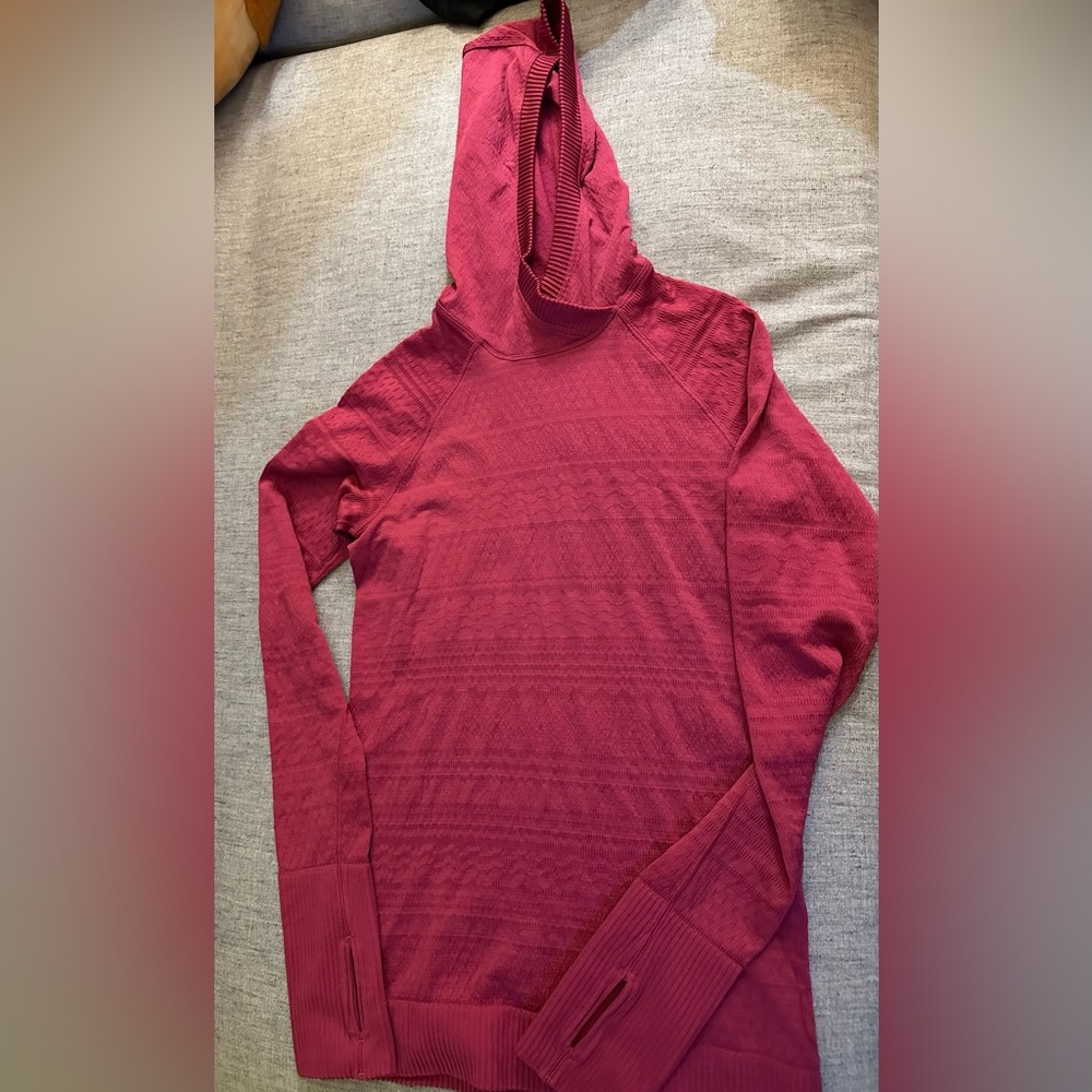 lululemon athletica Burgundy Long Sleeve Hoodie